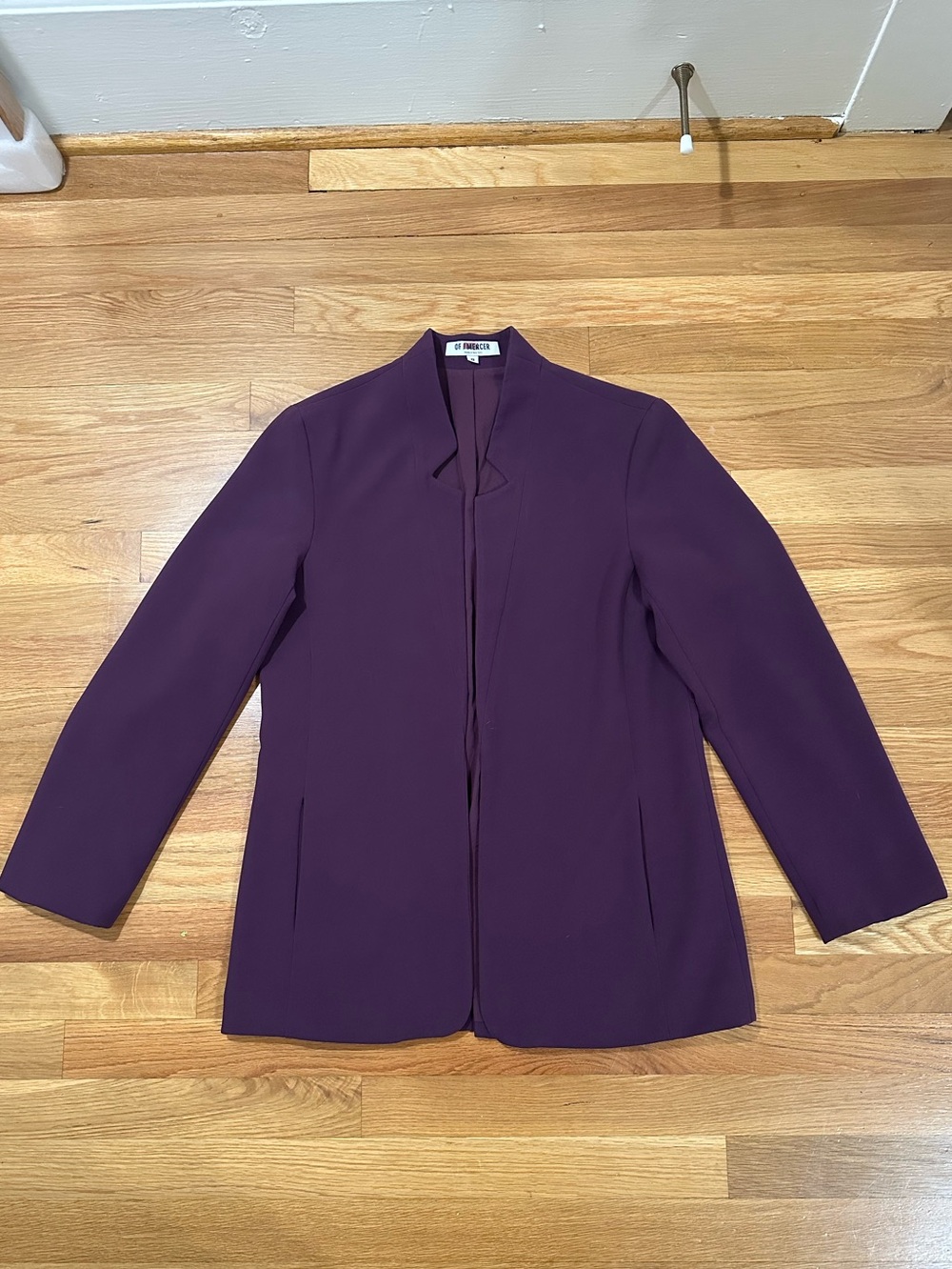 Of Mercer Women's Open-Front Notch Collar Blazer